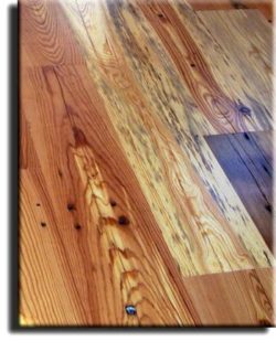 Heart Pine Flooring - 6 different grades