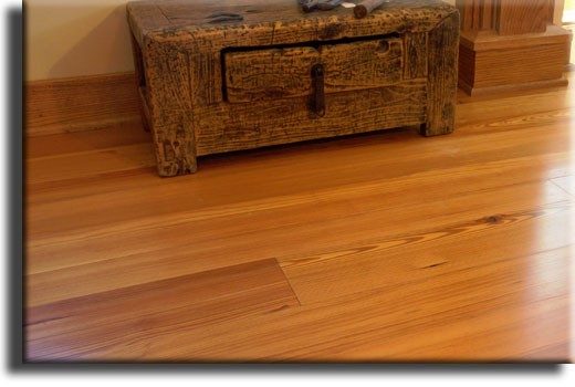 Elegant Heart Pine Flooring