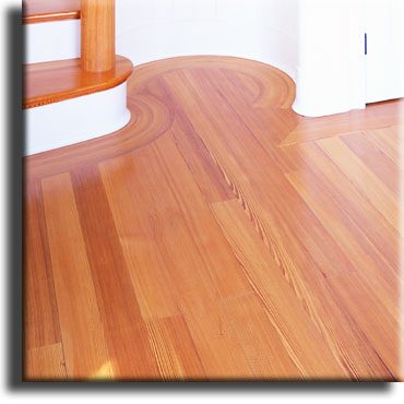 Heart pine flooring