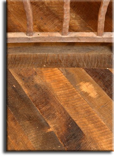 Reclaimed original face oak flooring