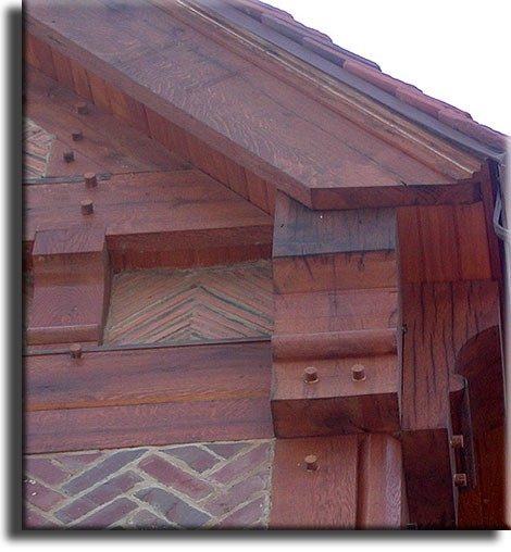 Antique oak beams & lumber