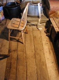 Chestnut cabin flooring