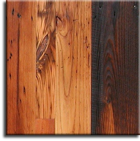 Wide plank chestnut flooring