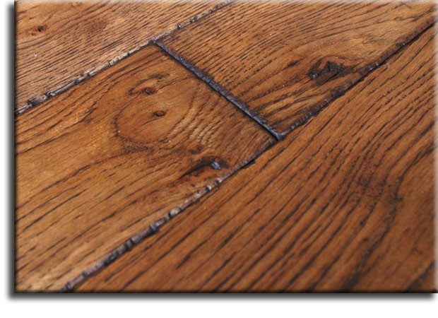Rustic flooring - hand scraped
