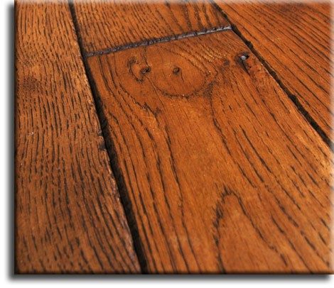 Character white oak flooring
