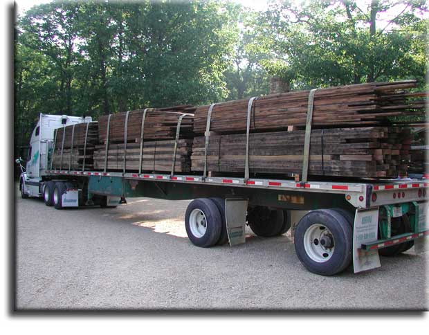 Large load antique lumber