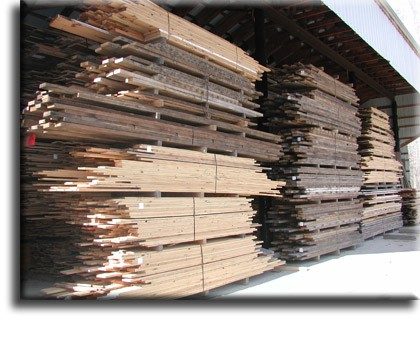 Reclaimed lumber
