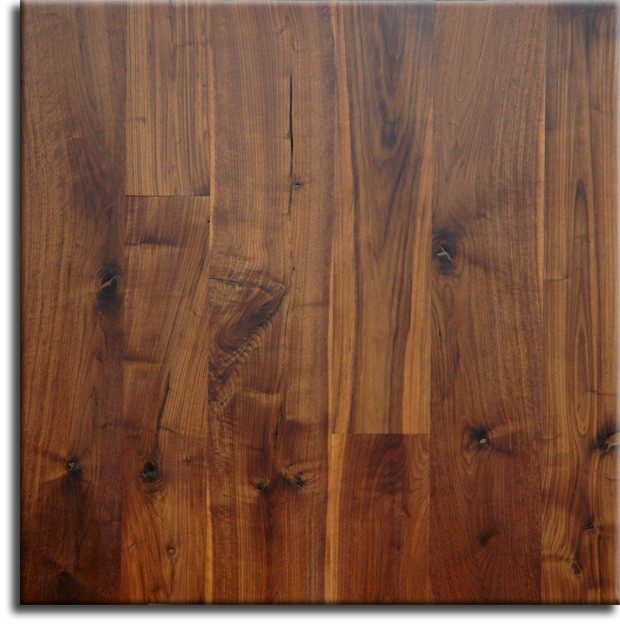 Country walnut plank flooring