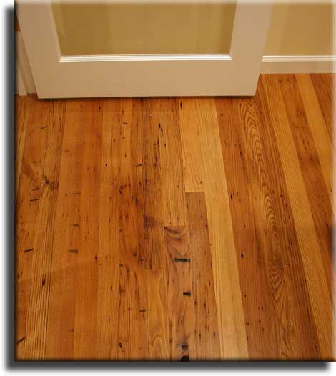 Chestnut plank flooring