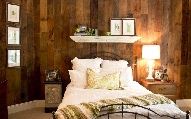 Reclaimed wall paneling