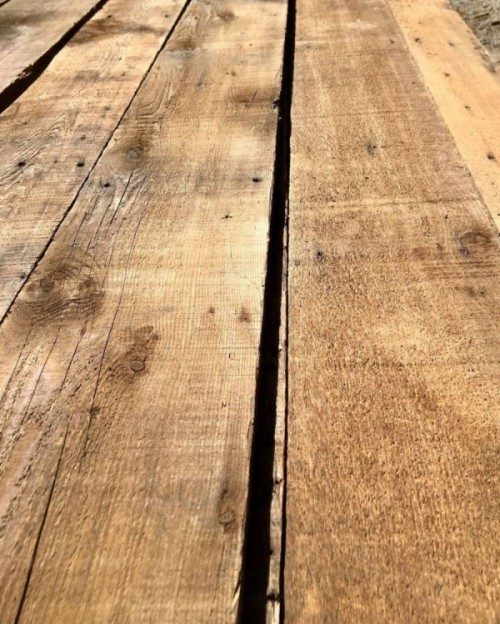 Wood Plank Walls - Weather reclaimed brown board paneling