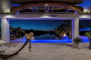 Reclaimed wormy chestnut flooring