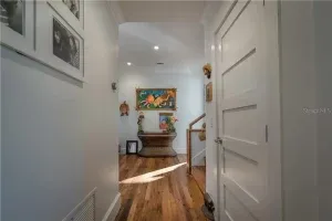 Reclaimed wormy chestnut flooring