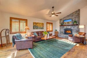 Reclaimed wormy chestnut flooring