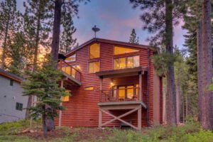Reclaimed wormy chestnut flooring