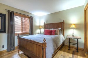 Reclaimed wormy chestnut flooring