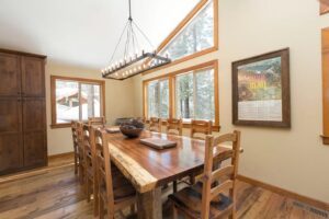 Reclaimed wormy chestnut flooring