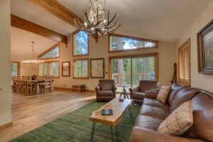 Reclaimed wormy chestnut flooring