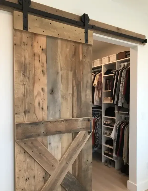 Sliding Reclaimed Wood Barn Door