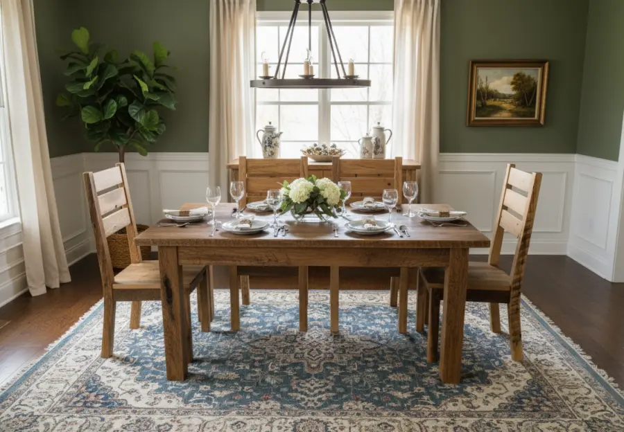 Reclaimed Oak Dining Table