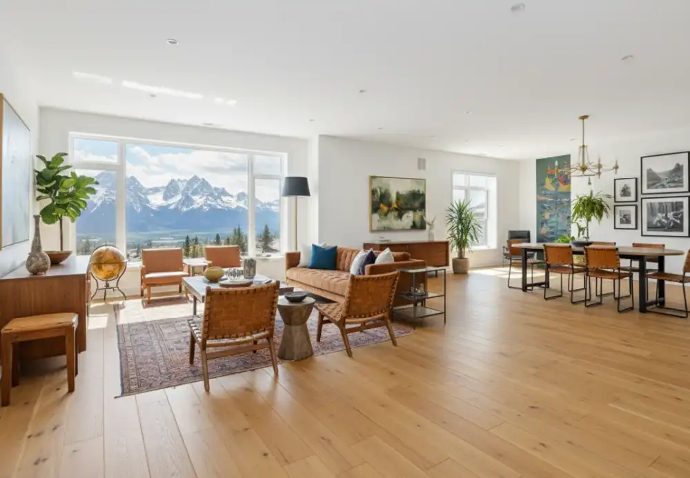Rustic white oak flooring