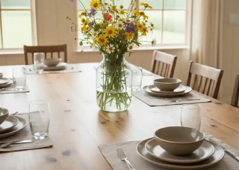 Reclaimed Heart Pine Dining Table